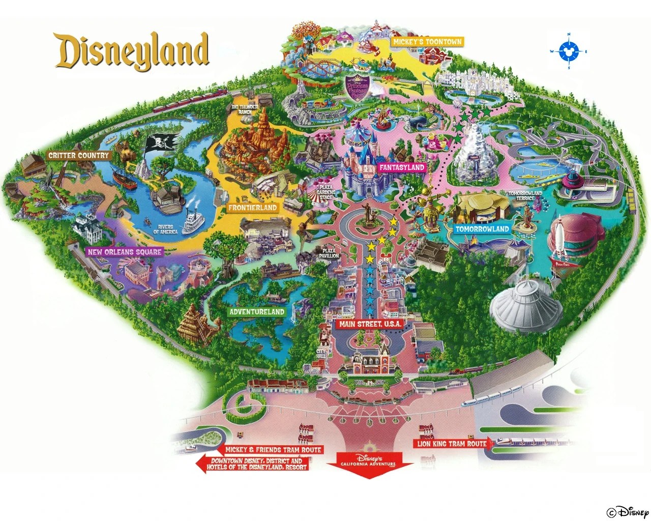 Image Disneyland map 2011.jpg Disney Wiki FANDOM powered by Wikia