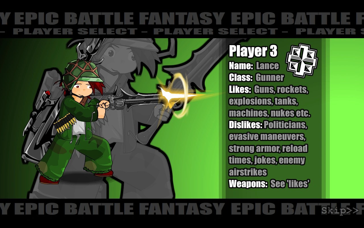 Lance Epic Battle Fantasy Wiki FANDOM powered by Wikia