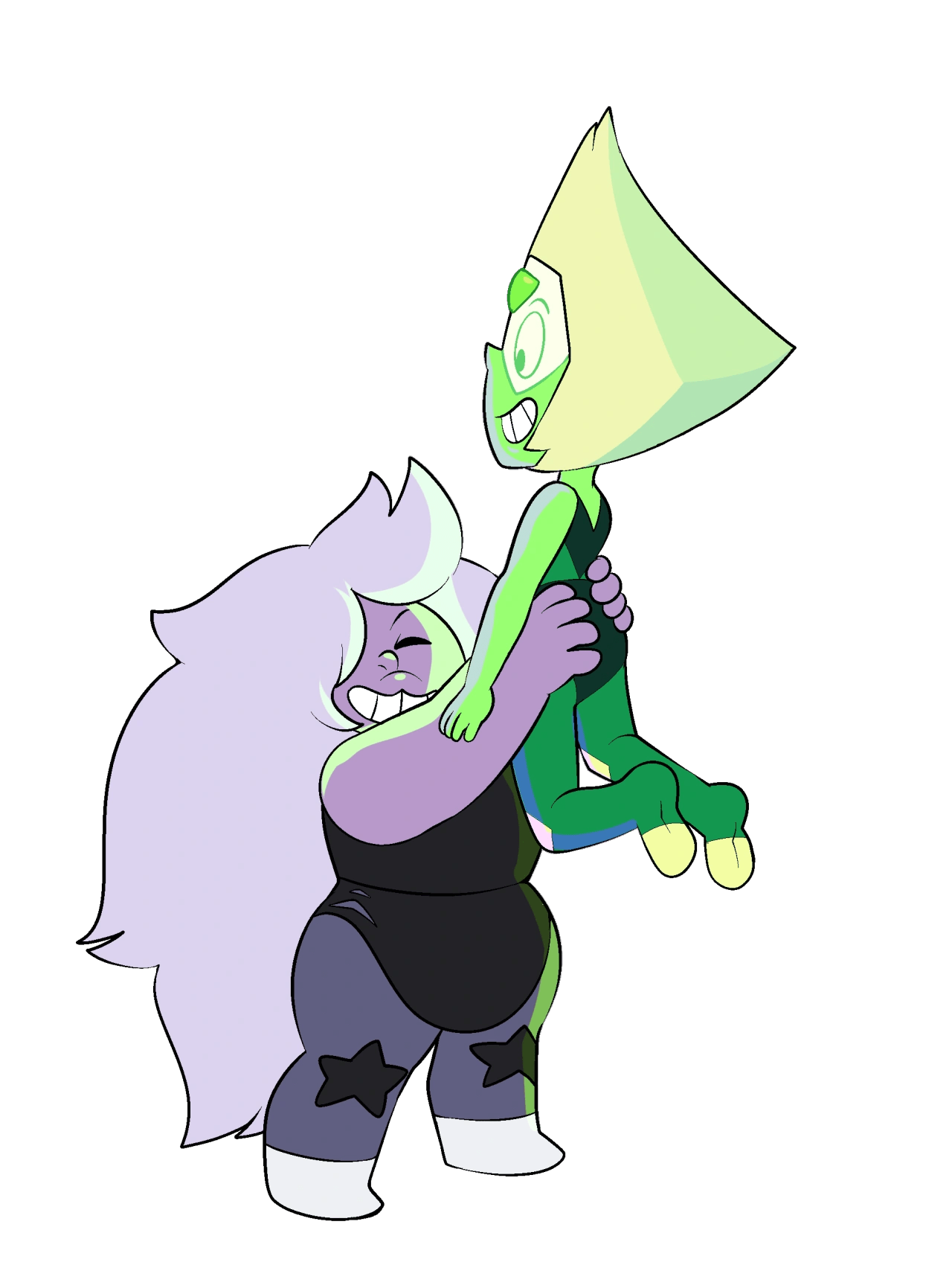 Image Amethyst and Peridot Fusing.png GemCrust Wikia FANDOM