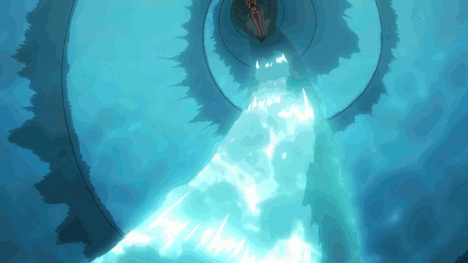 Image Chiho waterslide.gif Hataraku Maousama! Wiki