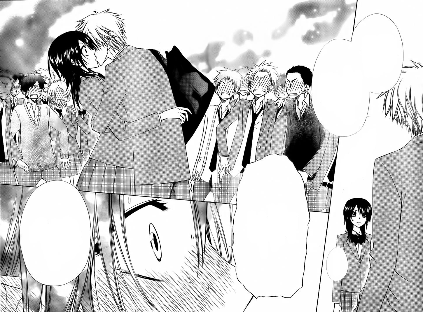 Image 8th kiss ch64 p28.jpg Kaichou Wa MaidSama! Wiki Fandom