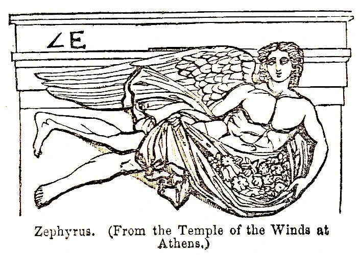 god of the west wind greek mythology
