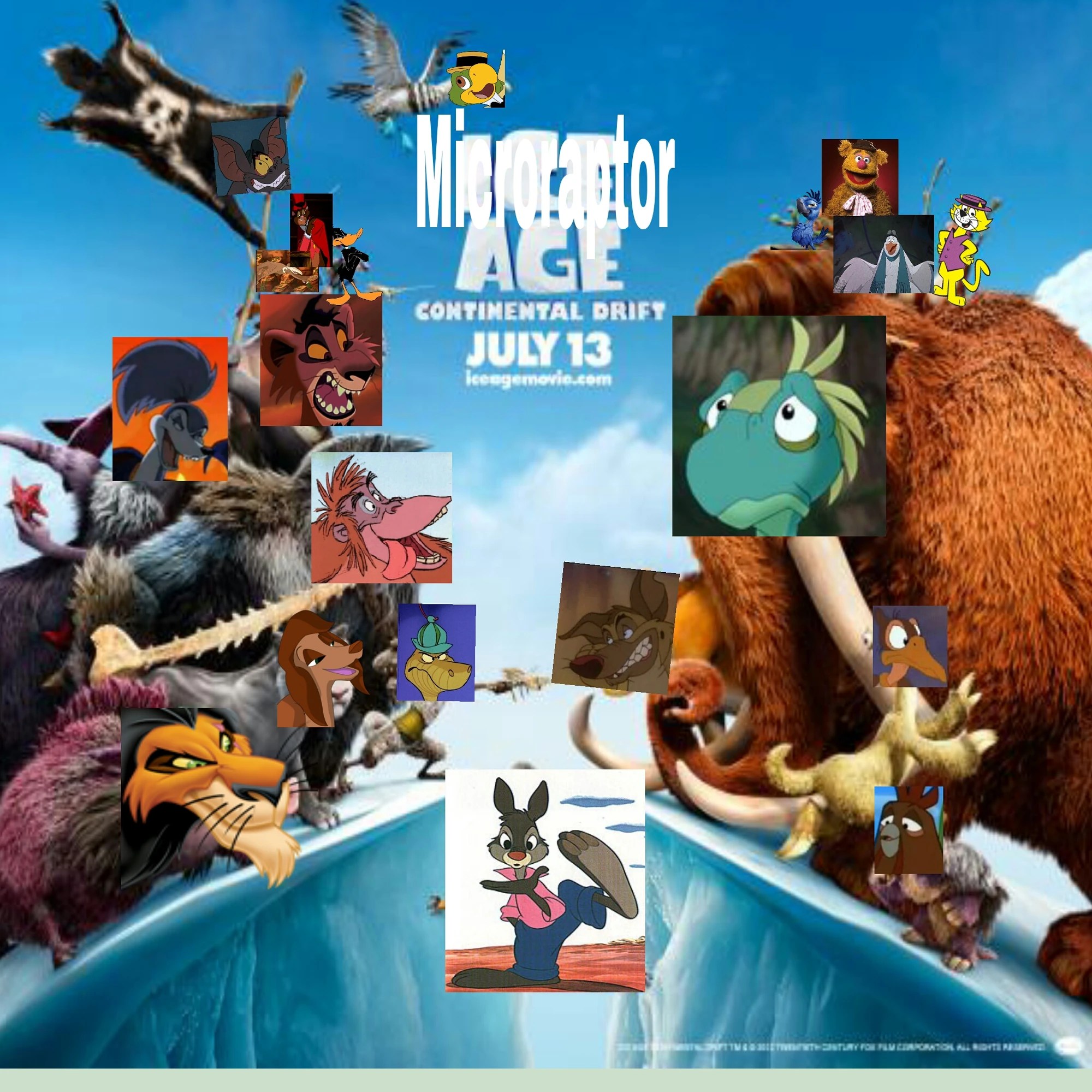 Microraptor Age 4 Continental Drift