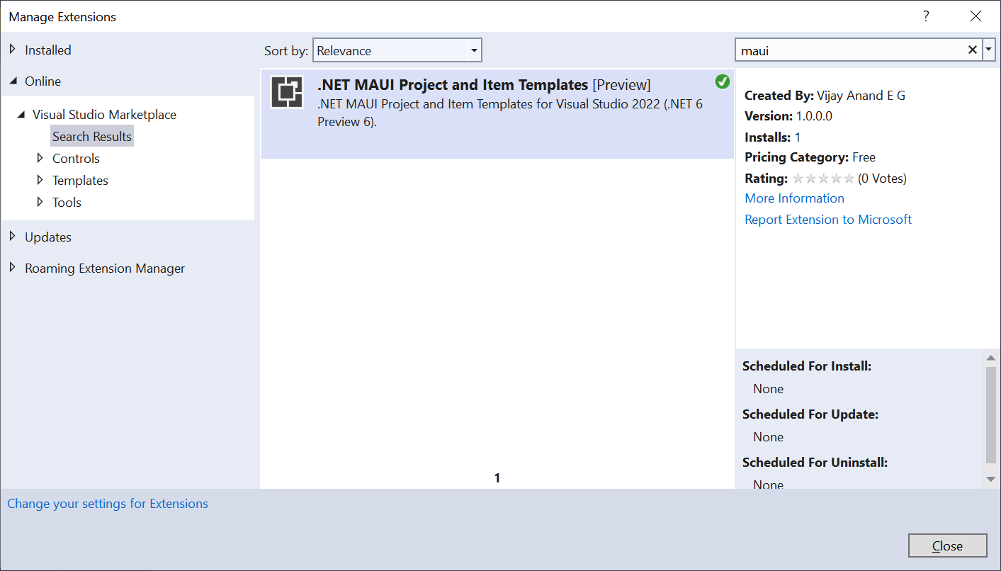 MAUI Templates for Visual Studio 2022 Developer Thoughts