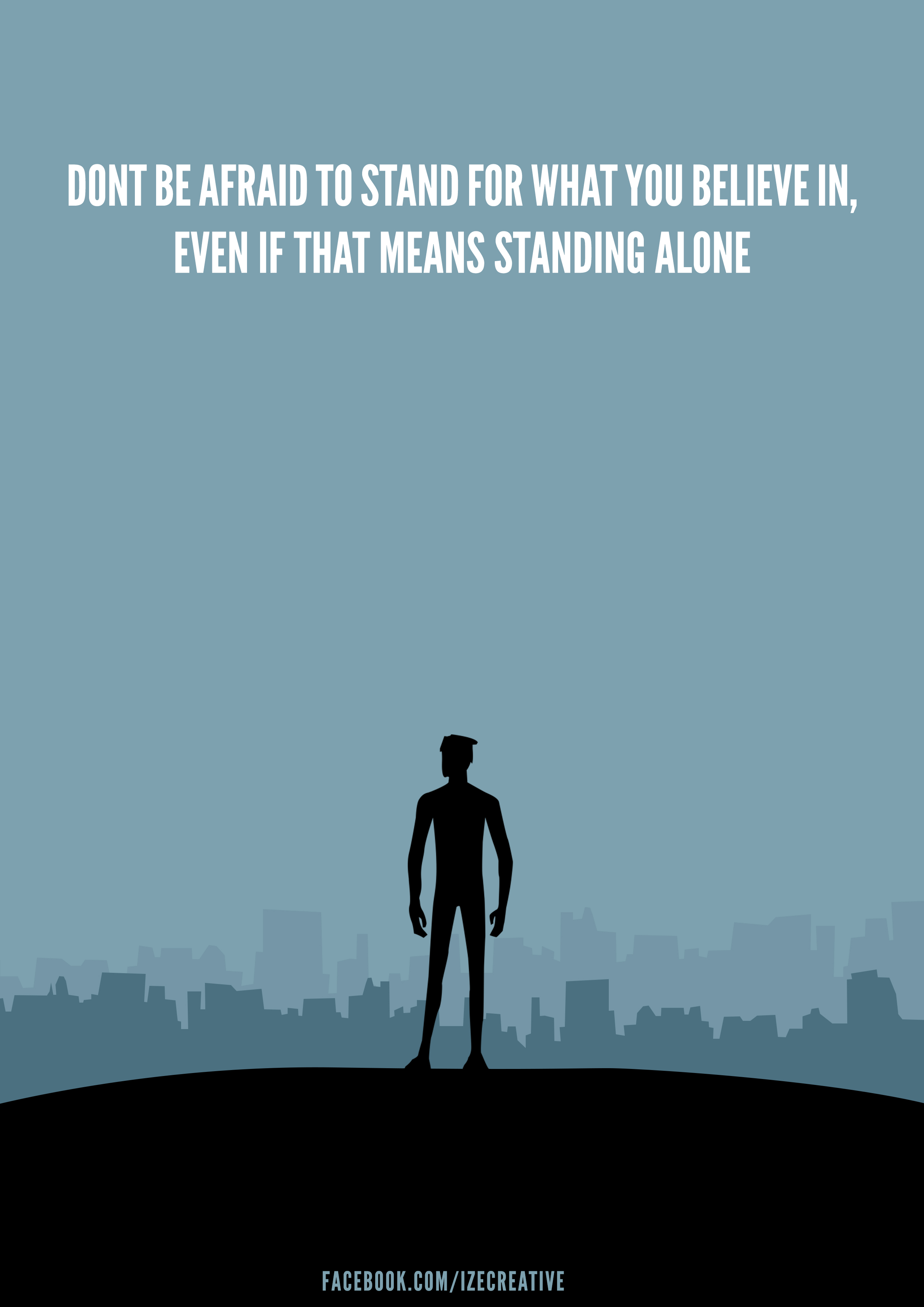 Motivational Quote Minimalist Poster Design Vijay S Paul