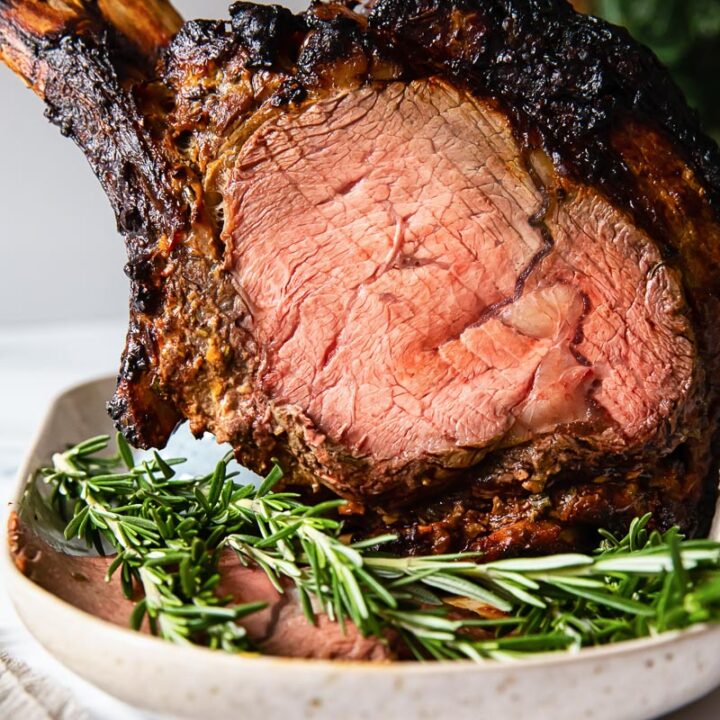 Honey Mustard Crusted Prime Rib Roast (Rib of Beef) Vikalinka