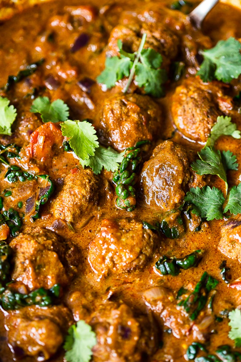 Indian Spiced Meatballs in Curry Sauce Recipe Cart