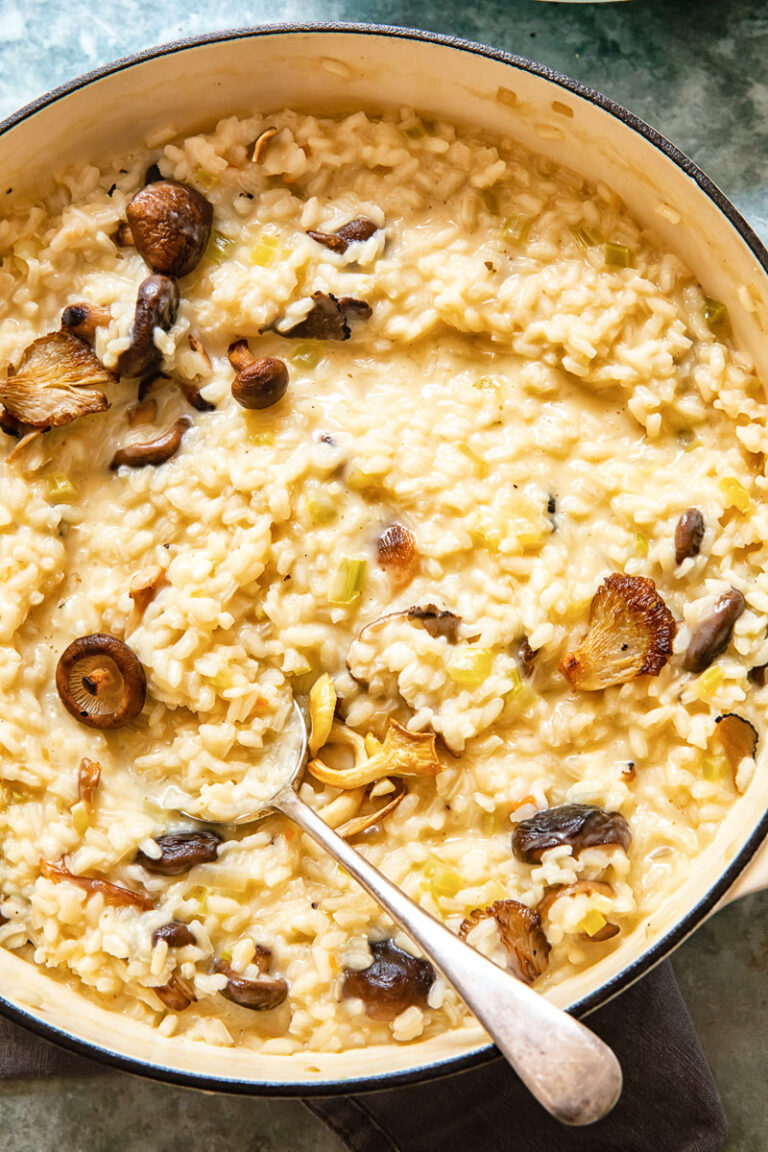 Truffle Risotto with Wild Mushrooms Vikalinka