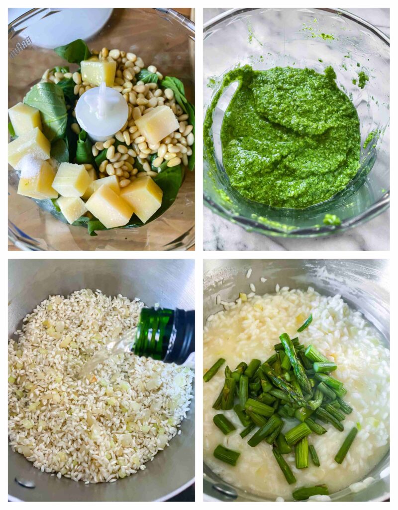 Roasted Vegetable Risotto with Basil Pesto Vikalinka