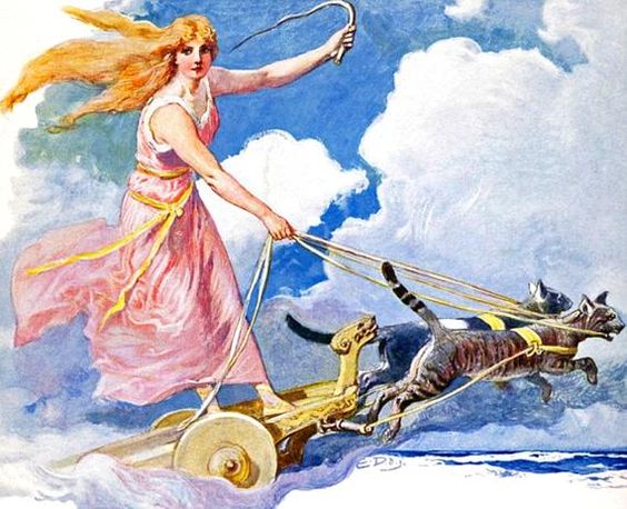 FREYA THE NORSE GODDESS Viking Style