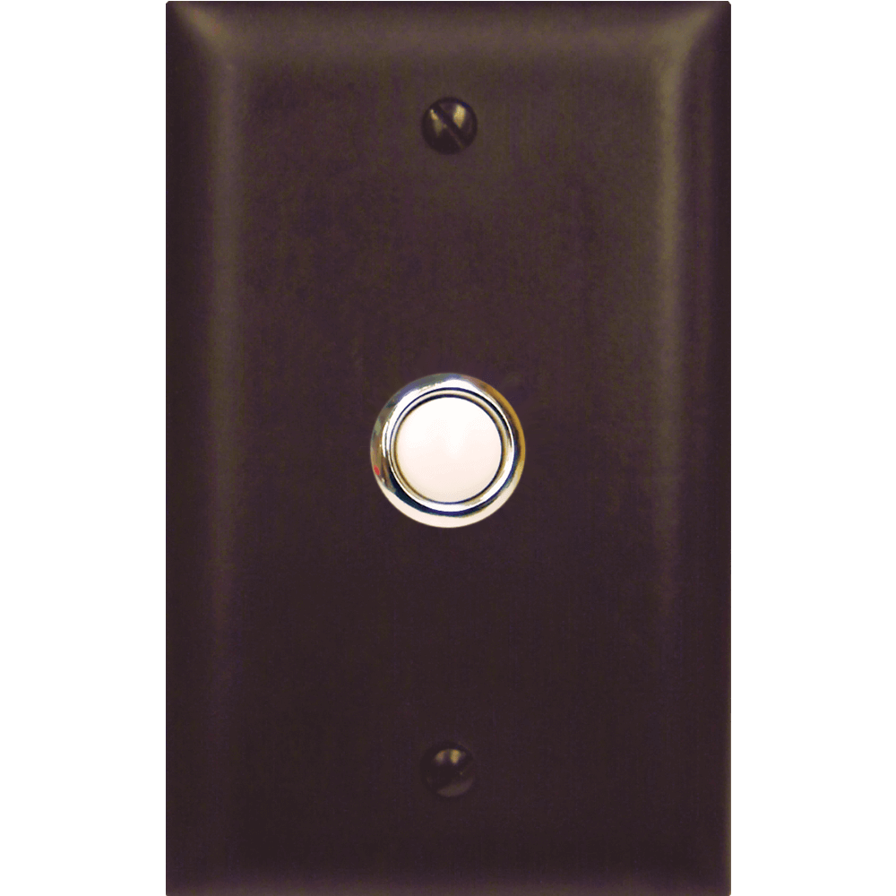 DB40BN Dark Brown Door Bell Button Panel Viking Electronics, Inc.