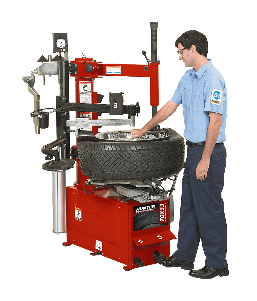 Buy Hunter Tire Changers for Automotive Service Shops in CT, RI and MA