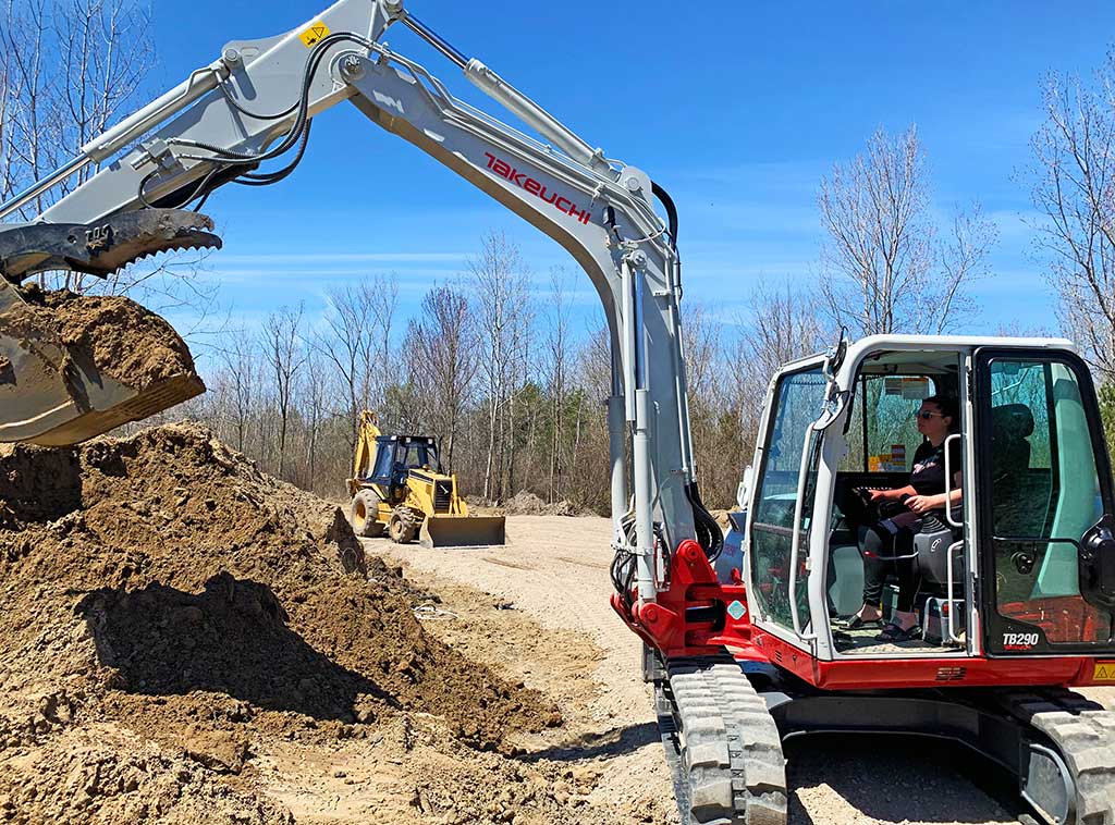 Excavation Sevices for Western Michigan Viking Marine Construction LLC