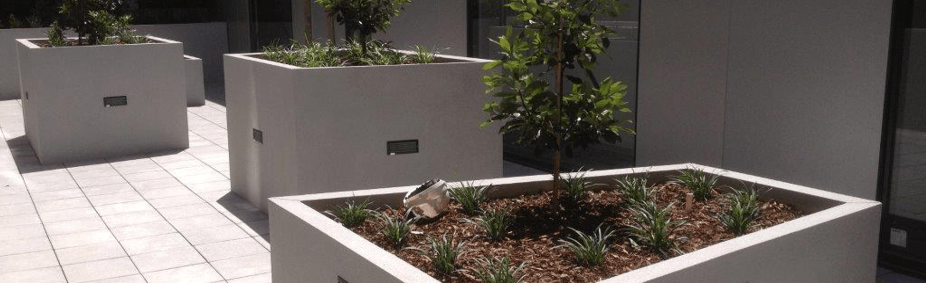 Plastic Planter Boxes & Liners Landscape Design Viking Plastics