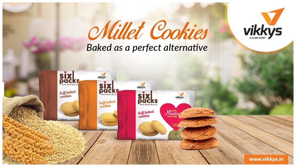 MILLET COOKIES BAKED AS A PERFECT ALTERNATIVE Vikkys