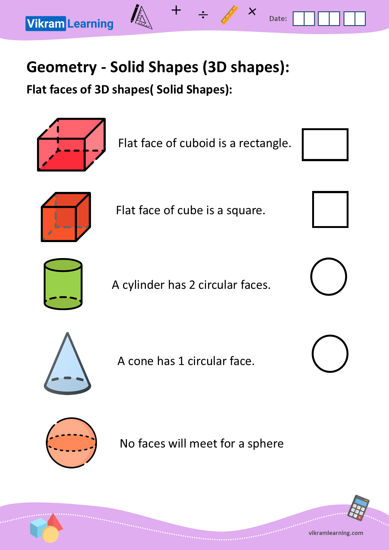Download geometry shapes worksheets