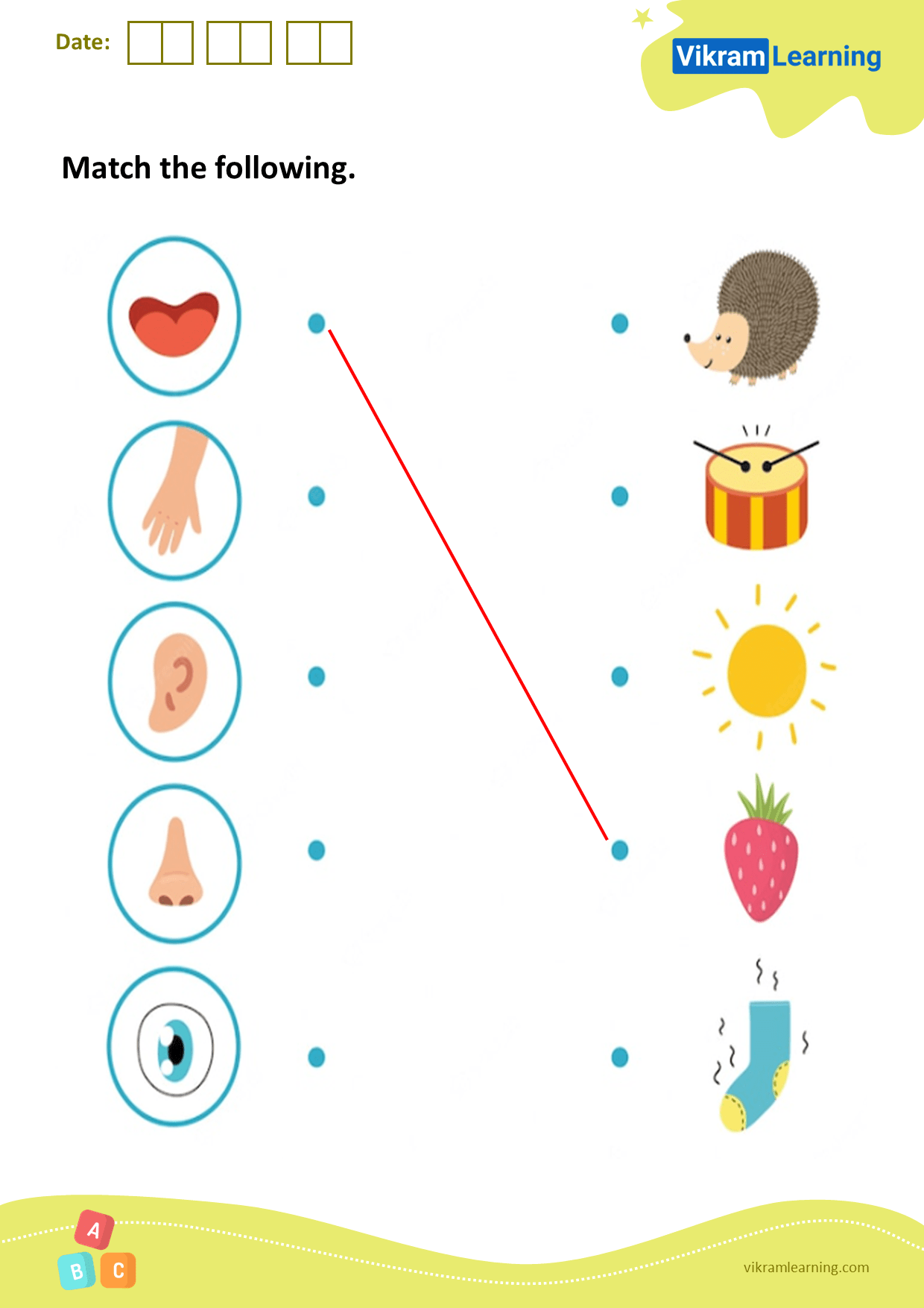 Download match the following worksheets