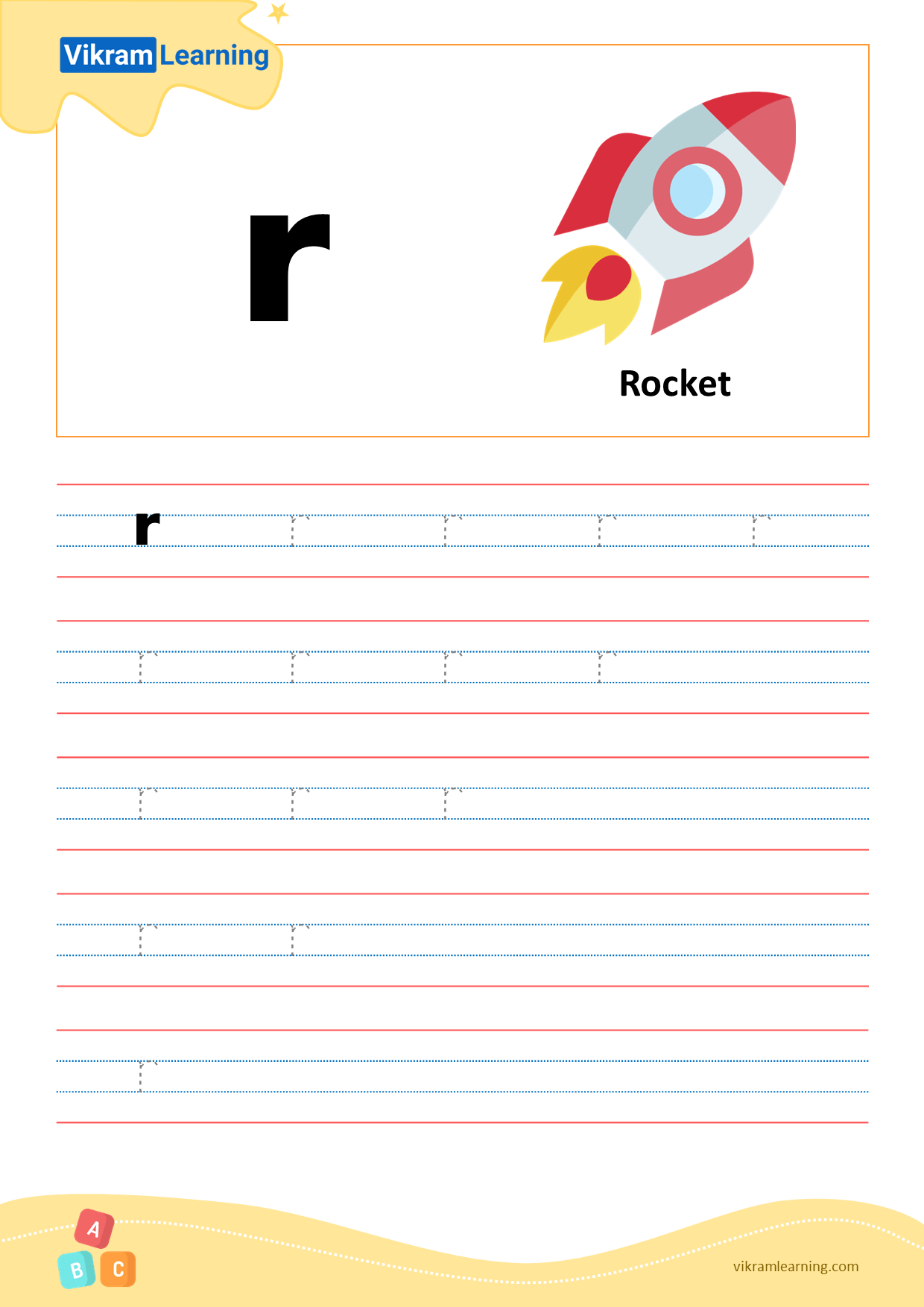 Download letter r worksheets