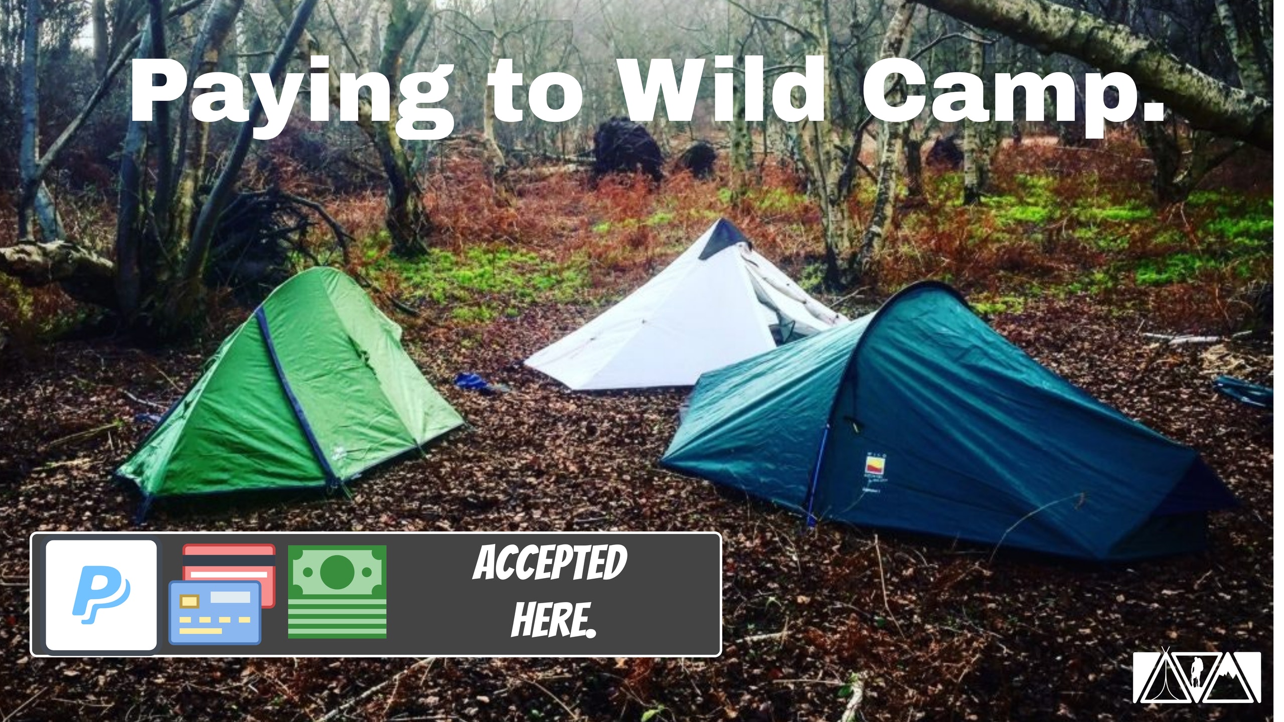 paying to wild camp in the u.k.
