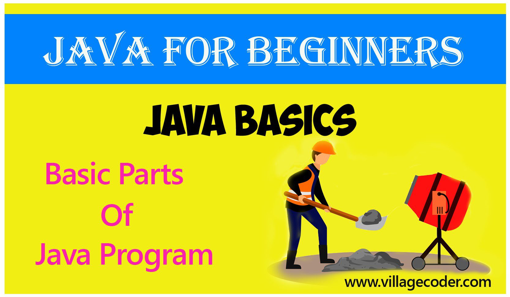 Basic Parts of a Java program villagecoder