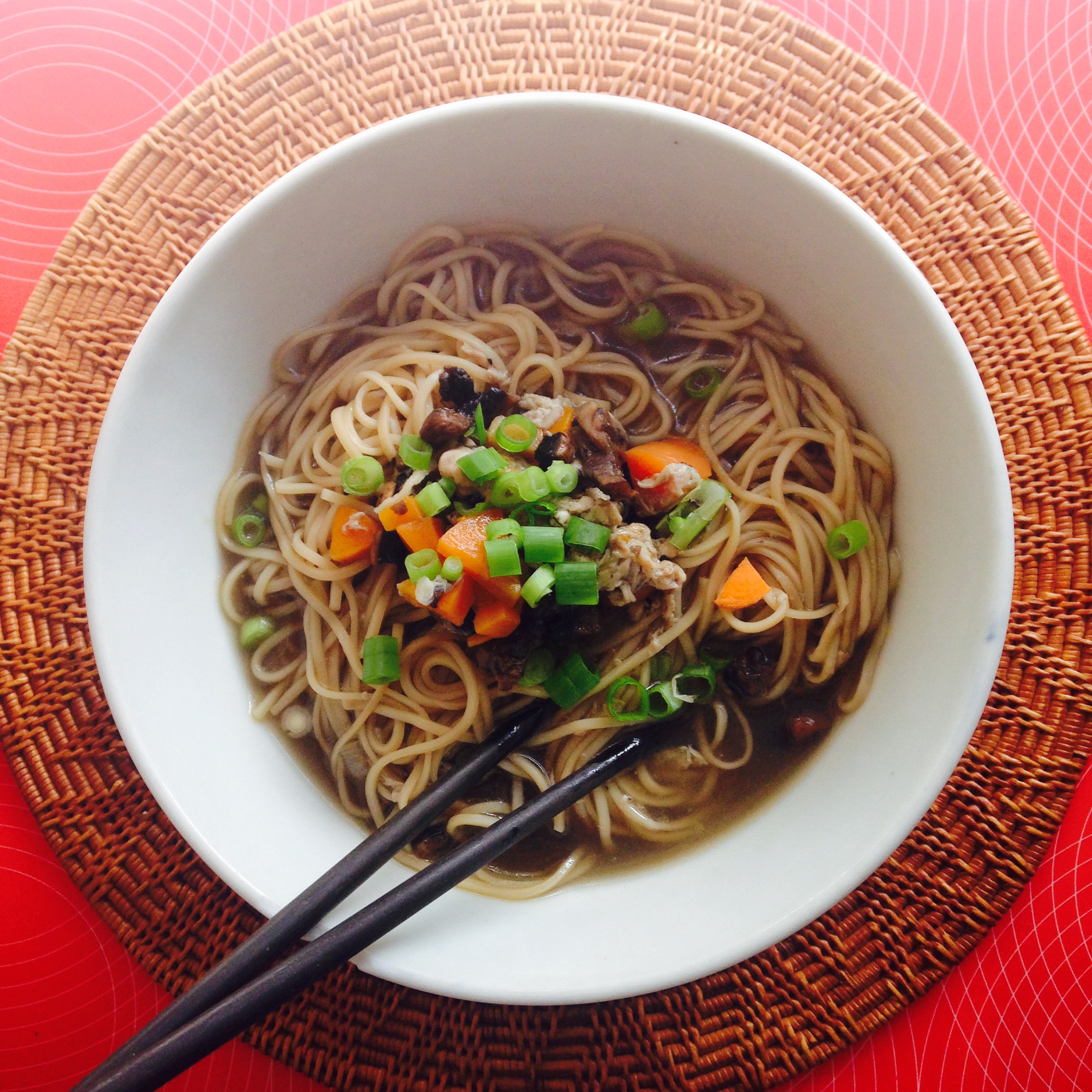 Recipe Egg Drop Noodle Soup Village Healing