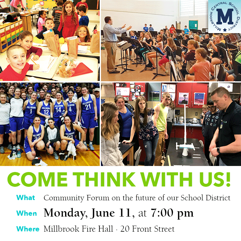 Community Forum Future of our School District Village of Millbrook