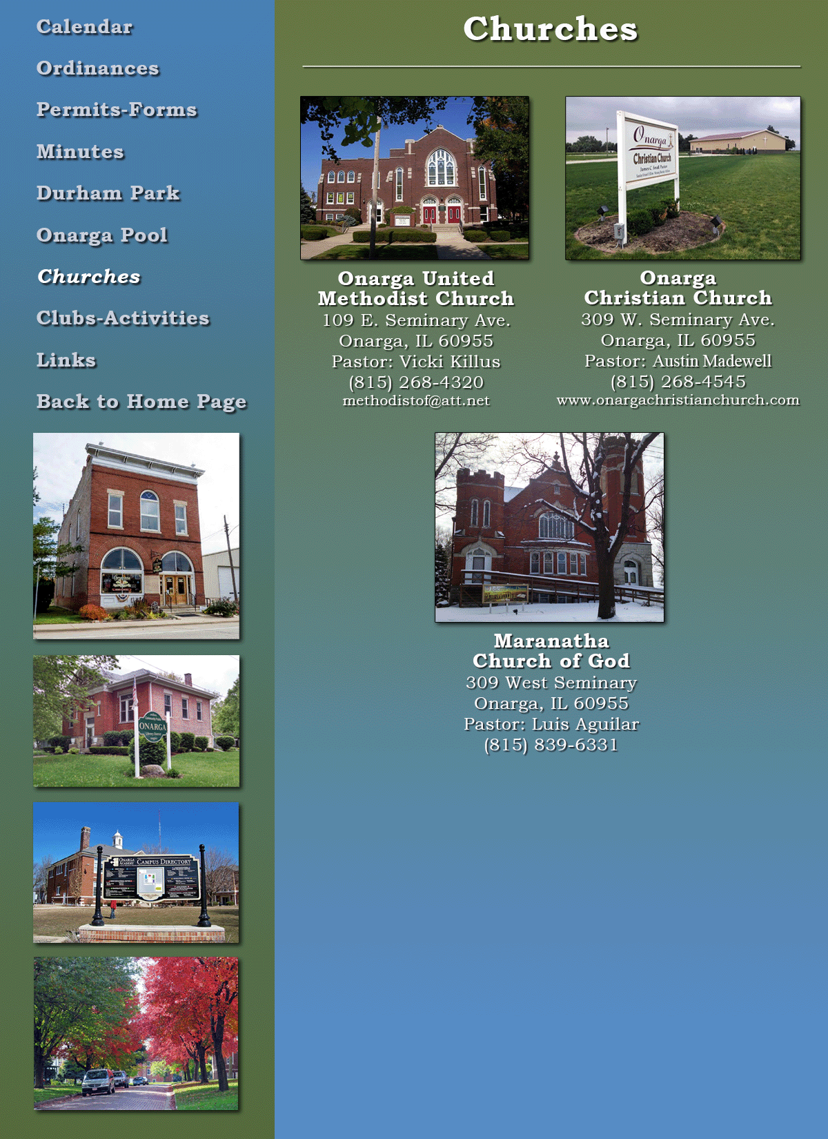 Village of Onarga IL