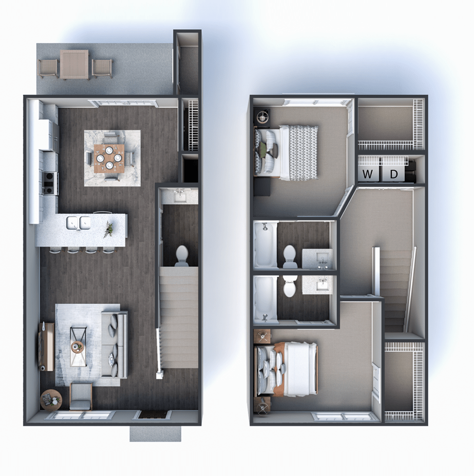 Village at Old Fort Luxury Townhomes for Rent