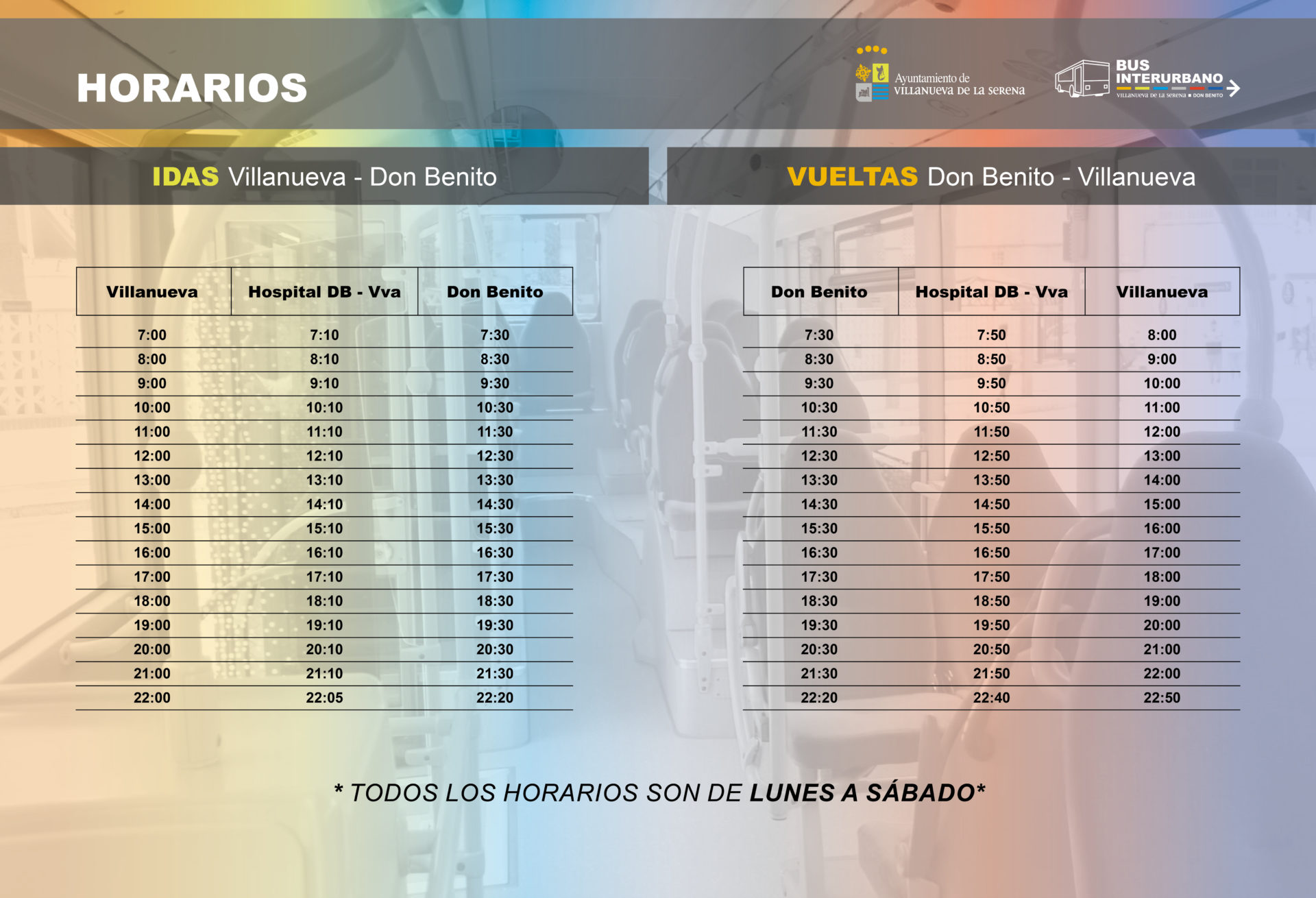 Autobuses Ayuntamiento de Villanueva de la Serena