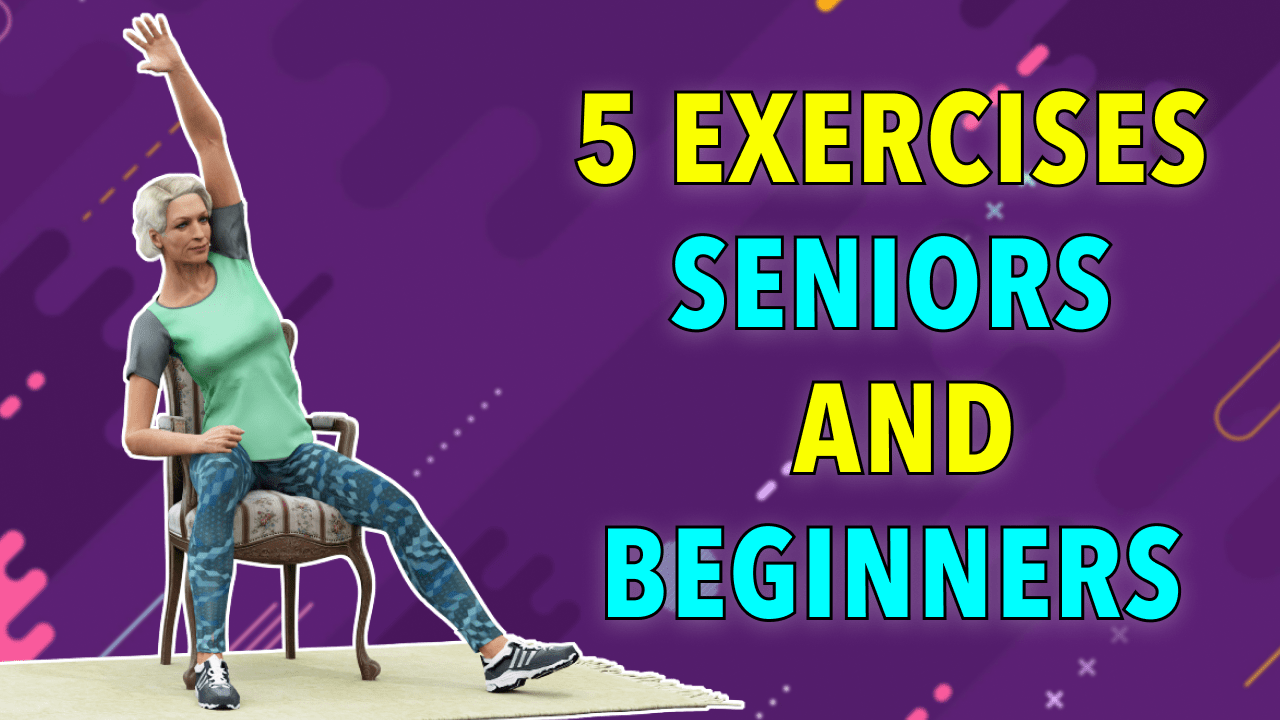 5 FUN EXERCISES FOR SENIORS AND BEGINNERS Home Workout Vim and Vigor