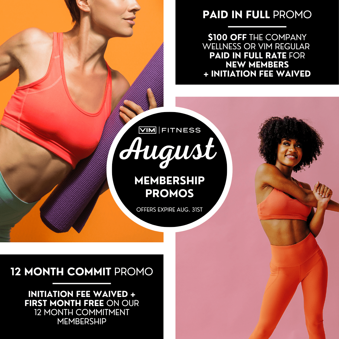 August Membership Promos GET 100 OFF PIF RATE Initiation Fee