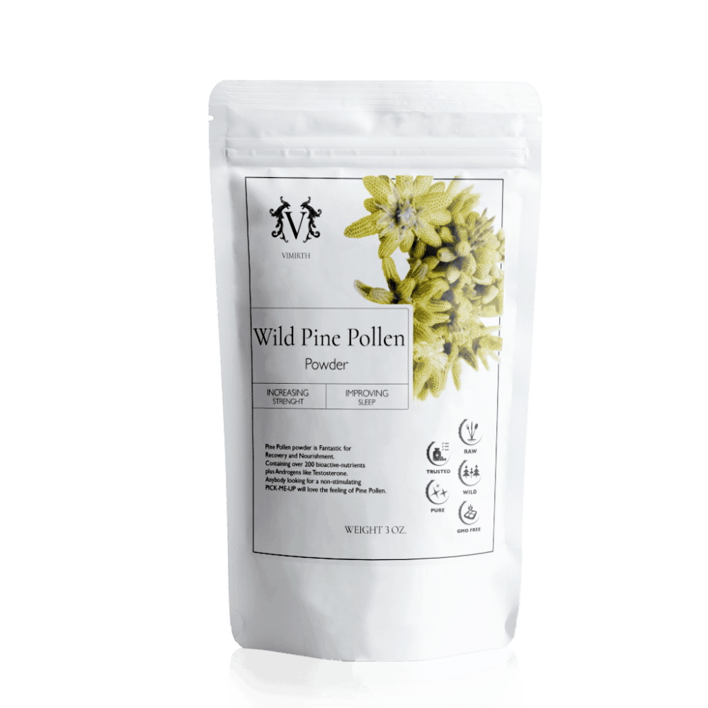 Wild Pine Pollen Powder Supplement Easy To Use Fast Shipping