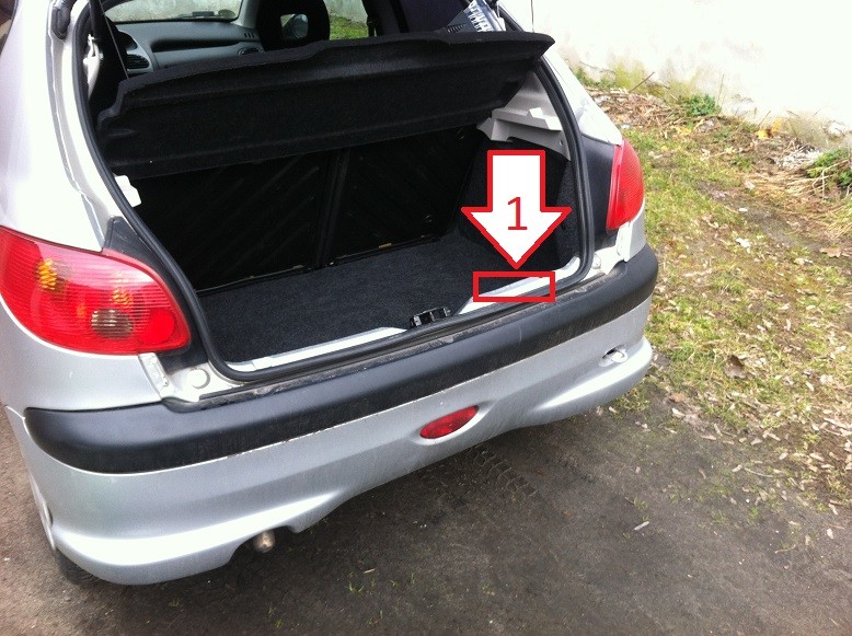 Peugeot 306 (20032009) Where is VIN Number Find