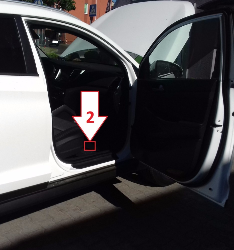 Hyundai Tucson (20132018) Where is VIN Number Find