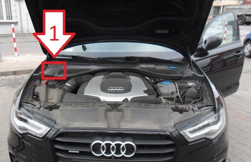 Audi A6 (2011-2013) - Where Is Vin Number | Find Chassis Number