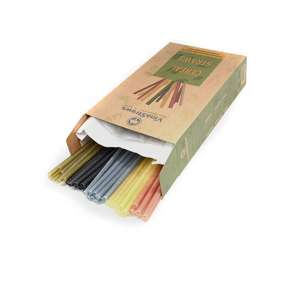 CEREAL STRAWSBIODEGRADABLE STRAWS VINASTRAWS