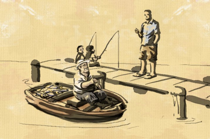 The Businessman and the Fisherman Vince Golangco