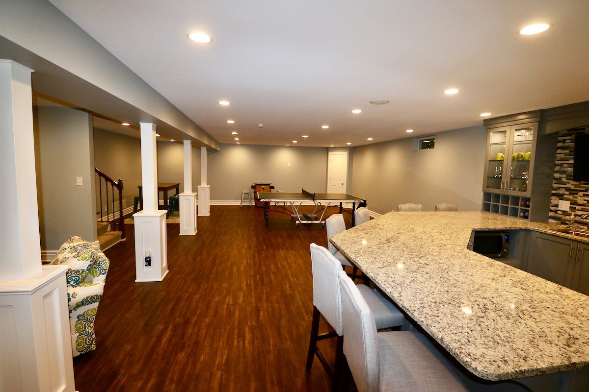 Basement Finishes Vincent Abell Contracting Louisville, KY