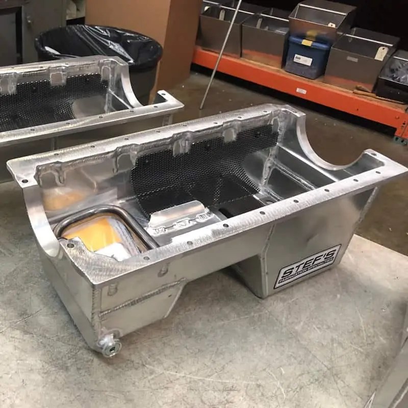 351W Small Block Ford Fabricated Aluminum Dual Sump Oil Pans VR1062