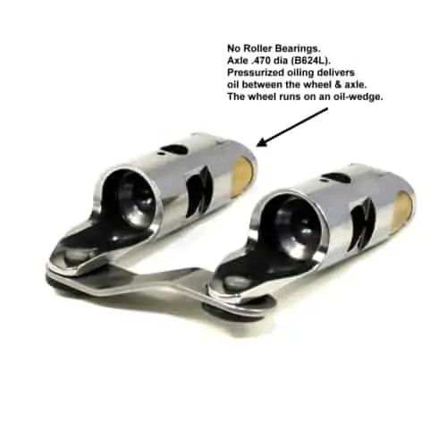 Morel BBC .903" OD Black Mamba Lite Solid Roller Lifters