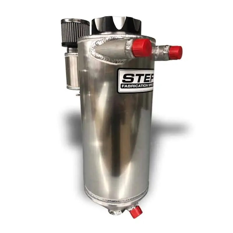 Stef's 2 Gallon (8 qt) Aluminum Dry Sump Tank with Mount 4115