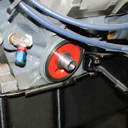 Moroso Dart SBF Spin On Oil Filter Adapter 3/416 Thread 23709