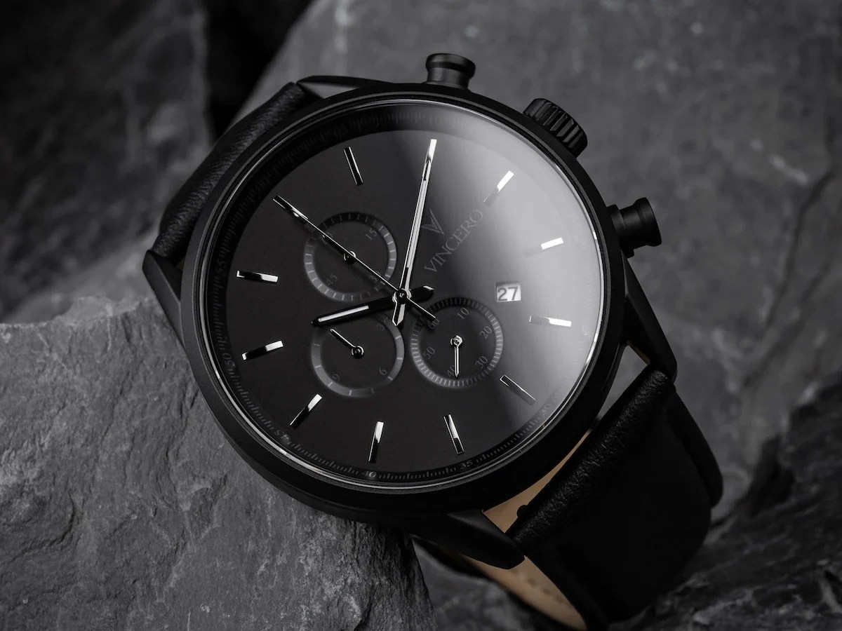 Men’s 40MM Chronograph S2 Stealth Vincero Watches & Vincero Collective