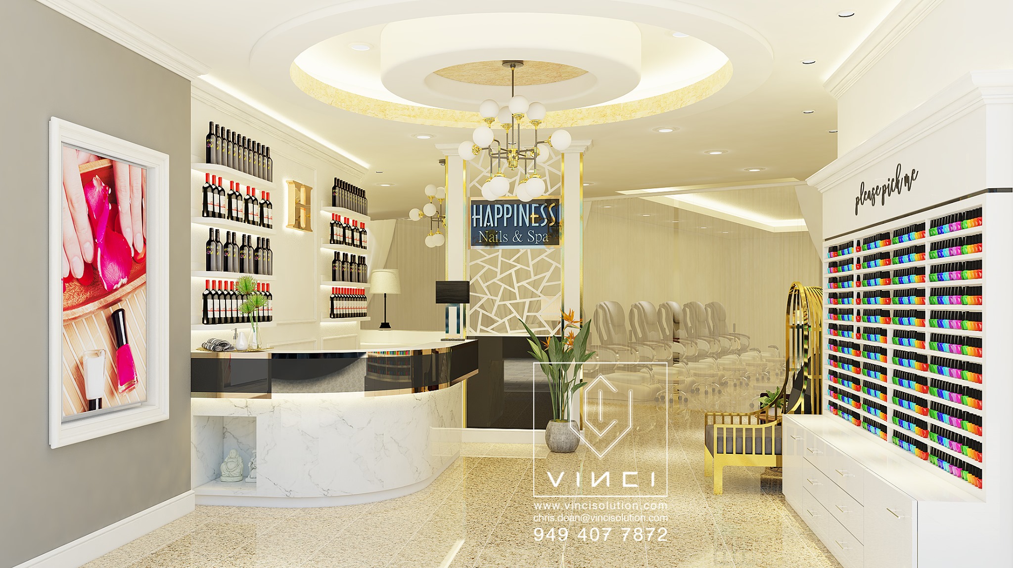Nail Spas/ Lounges VINCI SOLUTION INC