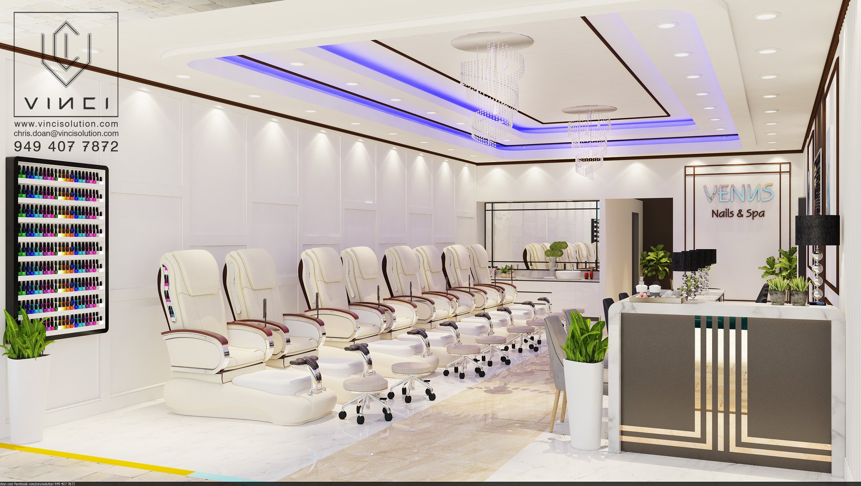 Nail Spas/ Lounges VINCI SOLUTION INC