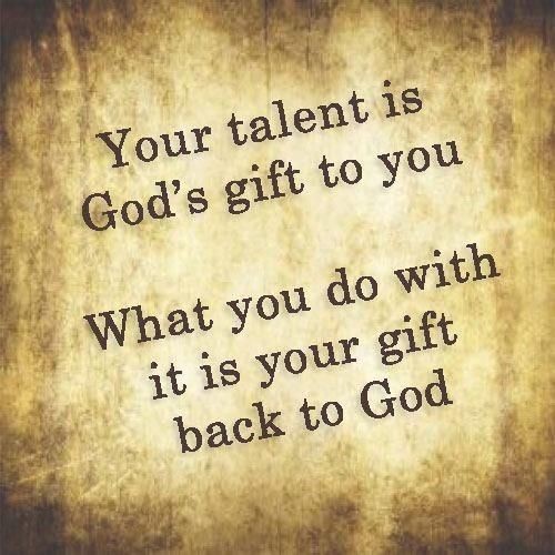 Gifts, Talents and Purpose.
