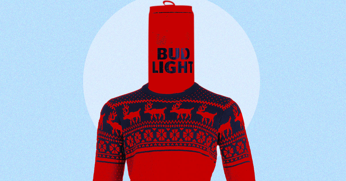 Bud Light Seltzers Ugly Sweater Holiday Pack is Returning With Three