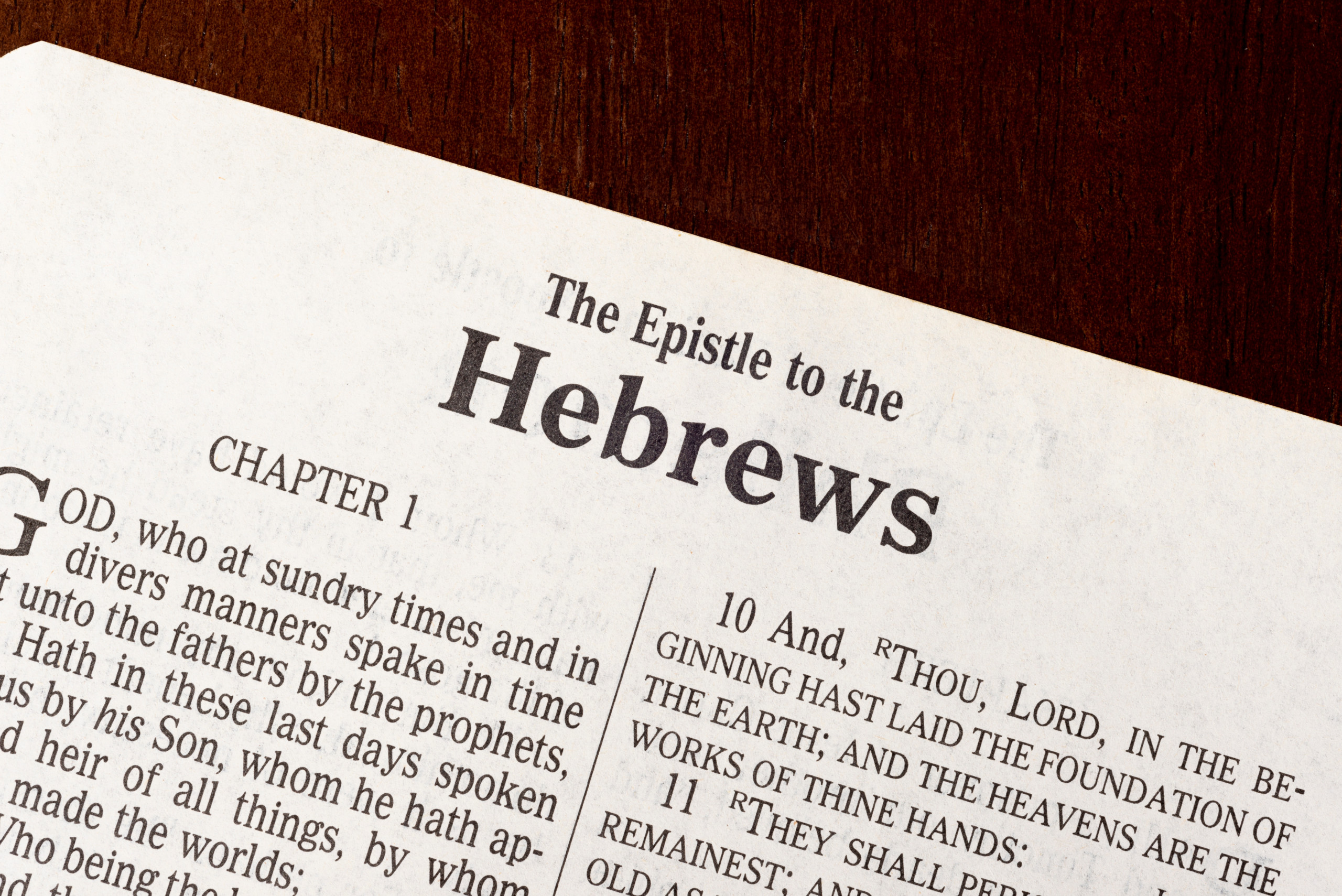 Understanding the Book of Hebrews The Vineyard JC