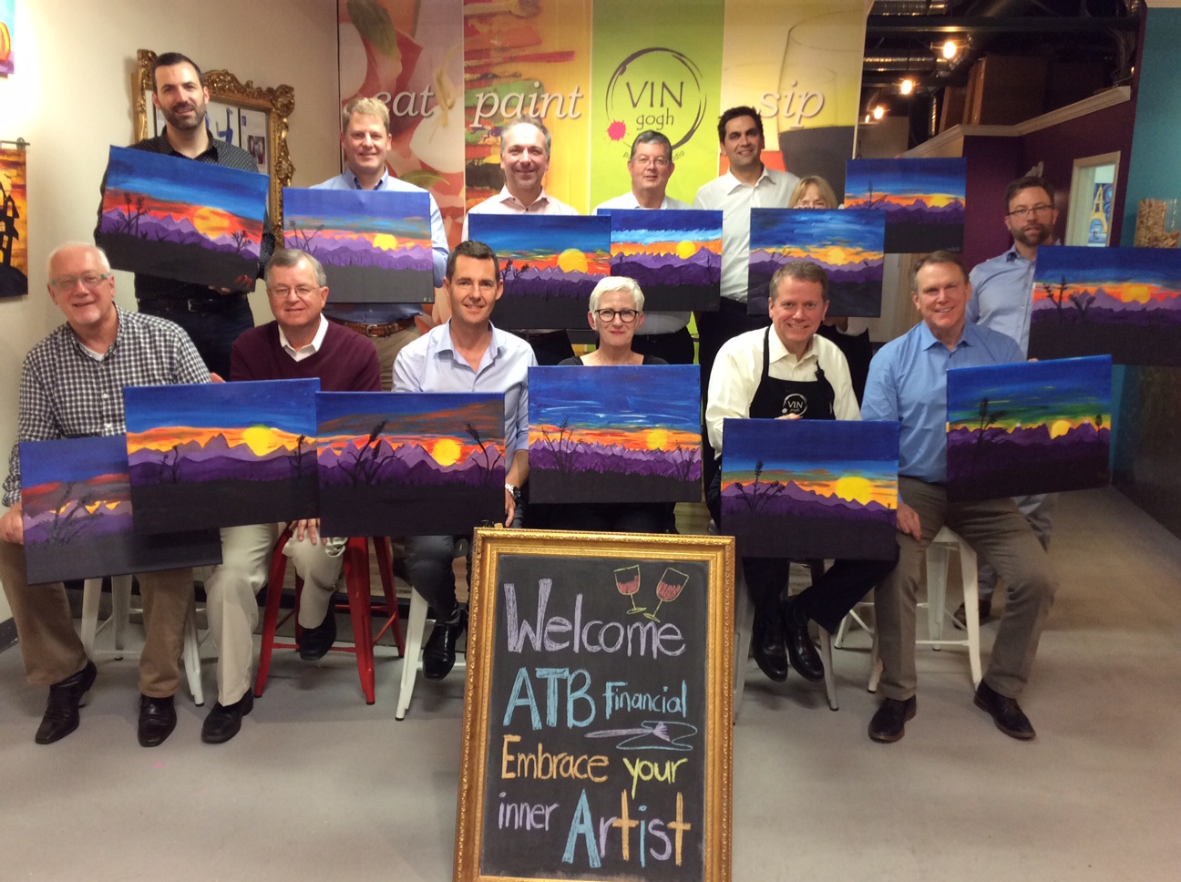 Paint Nite Corporate Events, Corporate Event, Paint Night