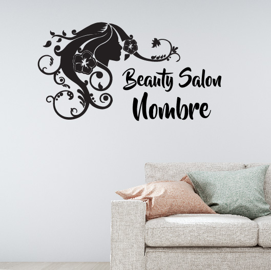 Beauty Salon Stickers Decorativo Personalizado Vinilgrafi